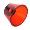 WRITWAA Orange Plastic Nail Lamp Shield with Eye and Hand UV Protection view 1