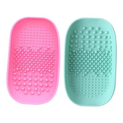 Didiseaon 2-Pack Silicone Makeup Brush Cleaning Pads