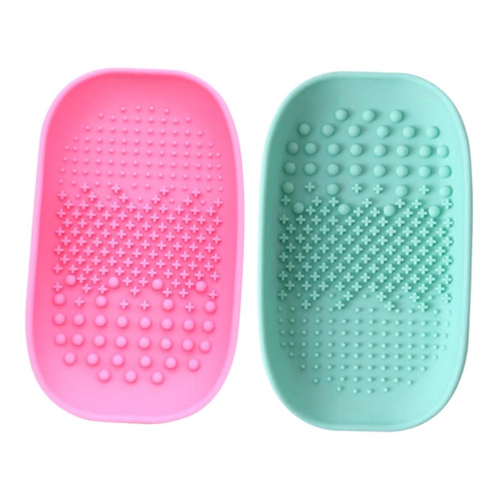 Didiseaon 2-Pack Silicone Makeup Brush Cleaning Pads