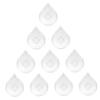 10-Piece Acrylic Nail Art Line Boxes for Gold and Silver Strips view 1