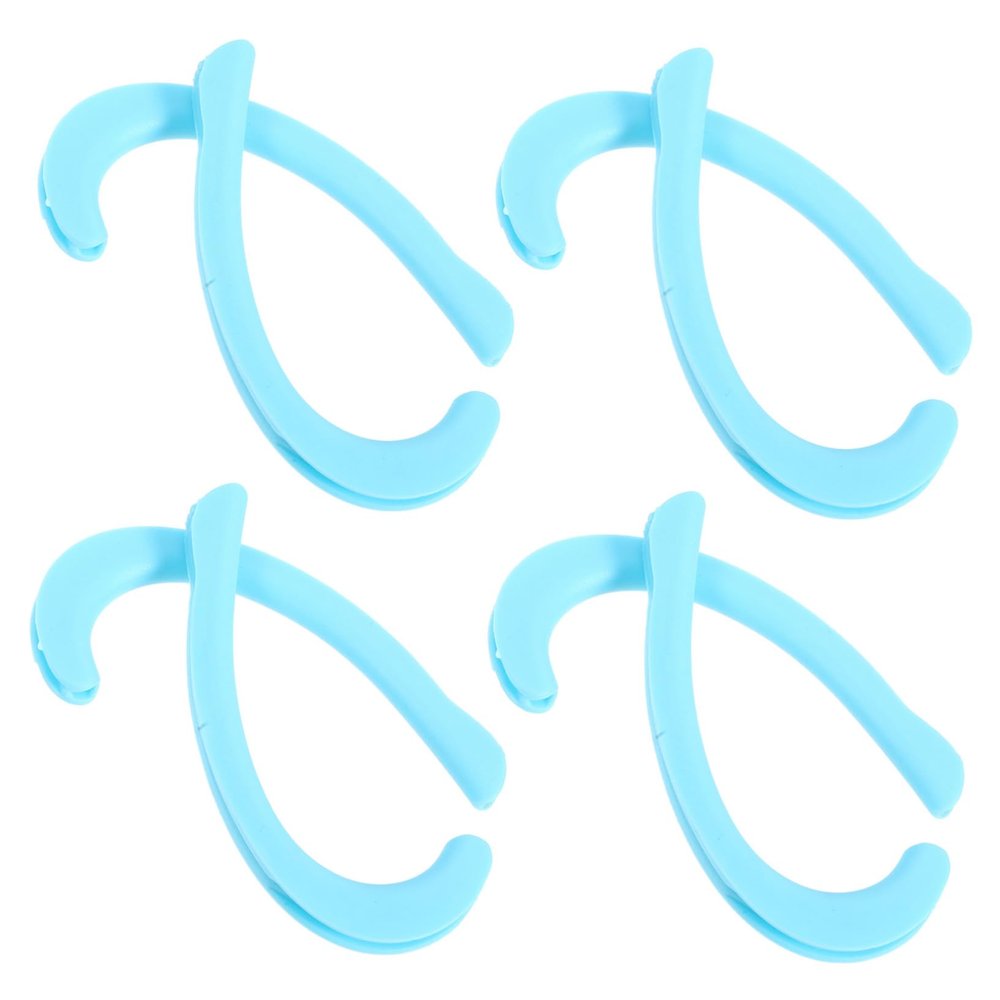 Silicone Mask Strap Hooks, 4 Pairs, for Daily Outdoor Use