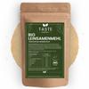 Organic Flaxseed Flour 1 kg, Partially Defatted Golden Flaxseed, Cold-Pressed, High-Fiber Flour Alternative view 1