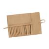 Foldable Lightweight Suede Makeup Brush Bag view 1
