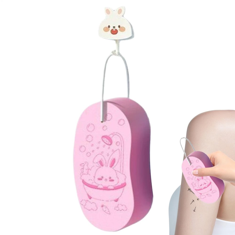 Tiny Cartoon Baby Bath Sponge, Soft and Portable