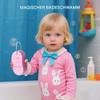 Tiny Cartoon Baby Bath Sponge, Soft and Portable view 2