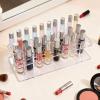Transparent Acrylic Perfume Organizer, 36 Compartments, Vertical, 26 x 11.5 x 5 cm view 3
