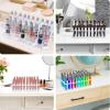 Transparent Acrylic Perfume Organizer, 36 Compartments, Vertical, 26 x 11.5 x 5 cm view 4