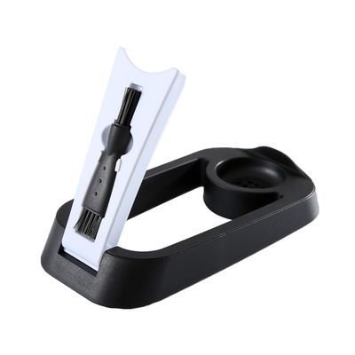 Collapsible Electric Shaver Drip-Dry Holder, ABS, Black, for Christmas Parties