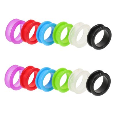 GRIRIW 12-Piece Silicone Finger Guards for Scissors