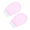 Body Exfoliating Gloves, Pink, 1 Pair, Plant Fibers view 1
