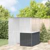 Homgoday Anthracite Bird Aviary 215 x 78 x 200 cm Galvanized Steel Bird Cage Model 3325168 view 3