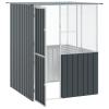 Homgoday Anthracite Bird Aviary 215 x 78 x 200 cm Galvanized Steel Bird Cage Model 3325168 view 4