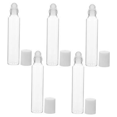 Hohopeti Glass Roller Bottles, 5-Pack, 20 mL