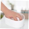White Acrylic Manicure Bowl with Hand Rest for Nail Soaking view 3