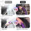 Silicone Wheelchair Handrim Covers, 24-Inch, Purple, 2-Pack view 3