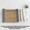 Bird Hammock Bunk Bed, Plush Hanging Nest for Birds, Parrots, Hamsters & Chinchillas, Gray L view 3