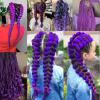 Purple Synthetic Braiding Hair, 2-Pack view 2