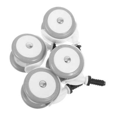 4-Pack Stroller Wheels with Push-In Mechanism for Baby Walkers