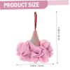 LALADEFIEE Ice Cream-Shaped Shower Pouf with Rich Lather, Soft PE Material and Hanging Loop, Random Color view 2