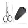 Stainless Steel Round-Tip Mustache Scissors, Silver view 4