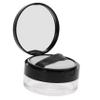 Portable ABS Powder Puff Case with Mirror and Double Compartment view 1