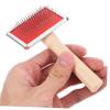 NOLITOY Wooden Handle Pet Needle Comb for Cats and Dogs view 2