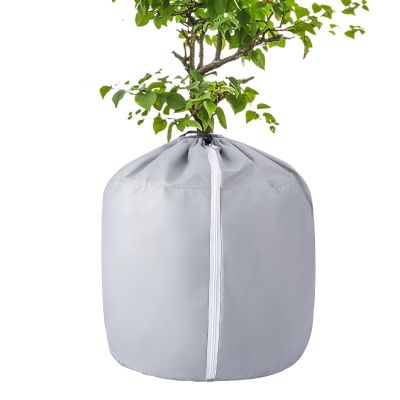 Plant Frost Protection Cover with Drawstring and Zipper