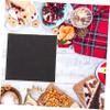 UTHCLO Black Paper Napkins, 6.5 x 6.5 in, 20 Sheets, 2-Ply view 3