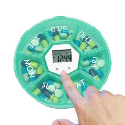 Round Daily Pill Organizer