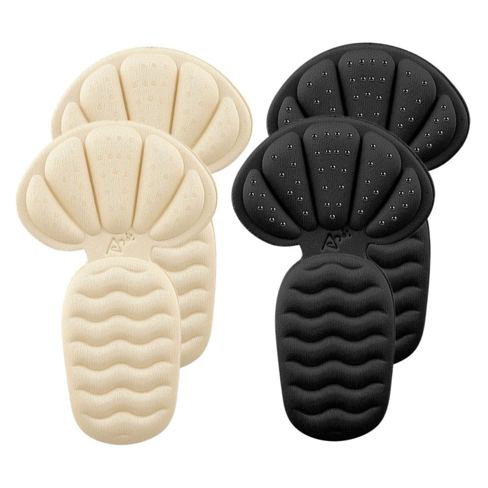 Heel Pads for Shoes, 2 Pairs, T-Shaped, Adhesive