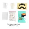 WOONEKY Disposable Nose Hair Waxing Stick Set with Silicone and Wooden Applicators view 2