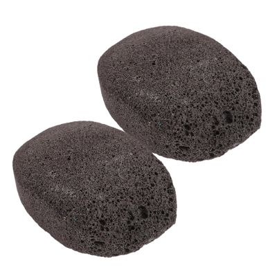 HAMPPLIES Foot Pumice Stones, 2-Piece Set, Random Color