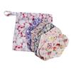 TOPPERFUN 5 Pack Self-Adhesive Washable Bamboo Fiber Menstrual Pads view 1