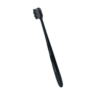 HONMEET Black Micro-Nano Toothbrush with Non-Slip ABS Handle