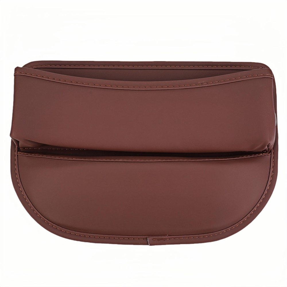 SXXTS Car Seat Side Pocket Organizer for Benz C-Class 4-Door 2022–2023, Brown