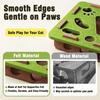 Cat Scratch Puzzle Enrichment Box with Nail File and Balls, White, Round view 4