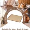 Rabbit Scratching Mat, Sisal Carpet for Claw and Dental Care view 4