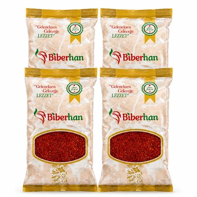 4 x 250 g Premium Sweet Red Pepper Flakes