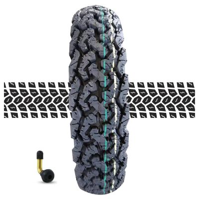 3.00-10 Tubeless Off-Road Replacement Tires, 10-Inch
