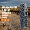 3.00-10 Tubeless Off-Road Replacement Tires, 10-Inch view 2