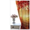 Wycian Window Decoration Curtains, Red and Yellow, 2-Piece Polyester Autumn Landscape, H229 x W96 cm, for Bedroom view 3