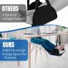 Airplane Leg Hammock, Adjustable Footrest Strap, Portable Cushion and Lightweight Car Accessory view 4