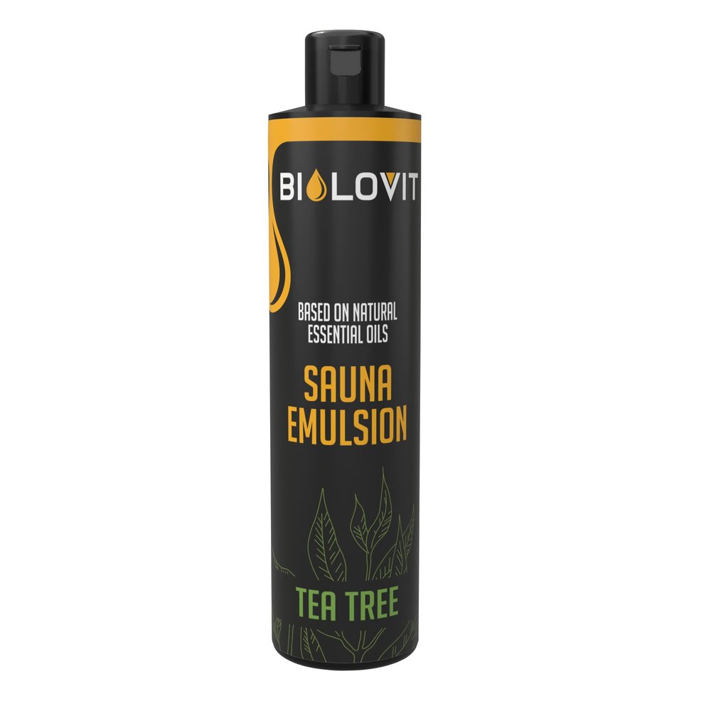 Bilovit Tea Tree Sauna Emulsion 250 ml – Natural Essential Oil Concentrate for Sauna & Aromatherapy