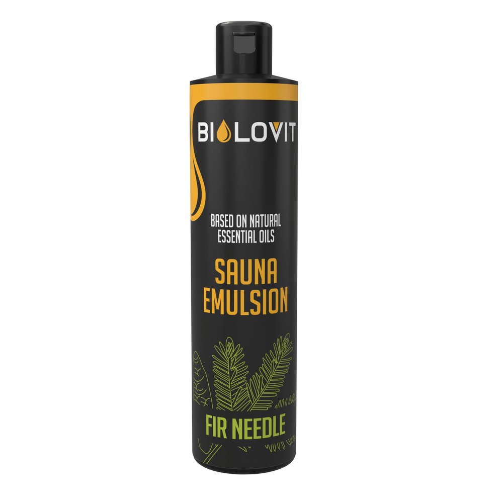 Bilovit Fir Sauna Emulsion 250 ml – Natural Essential Oil Concentrate for Sauna & Aromatherapy