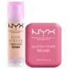 NYX Professional Makeup Bare With Me 2-in-1 Correcting Serum, 03 Vanilla + Buttermelt Blush Powder, For The Butta view 1