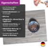 Bowl Mat | Feeding Mat for Dogs and Cats, Gray Wood Grain Premium Vinyl, 44 x 32 cm, Non-Slip, Washable, Tear-Resistant, Made in Germany view 3