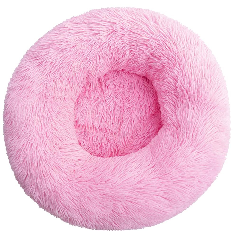HotYou Fluffy Cloud Dog Bed - Washable Plush Cat and Dog Bed, Pink, 2,120 cm, <45 kg