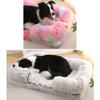 Fluffy Cloud Orthopedic Dog Bed, Gray 3, L 80 × 53 cm, for Dogs Under 15 kg view 2