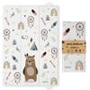 Kikido Baby Changing Mat 40 x 60 cm - Foldable, Waterproof Travel Changing Pad - Teddy view 1