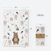 Kikido Baby Changing Mat 40 x 60 cm - Foldable, Waterproof Travel Changing Pad - Teddy view 2